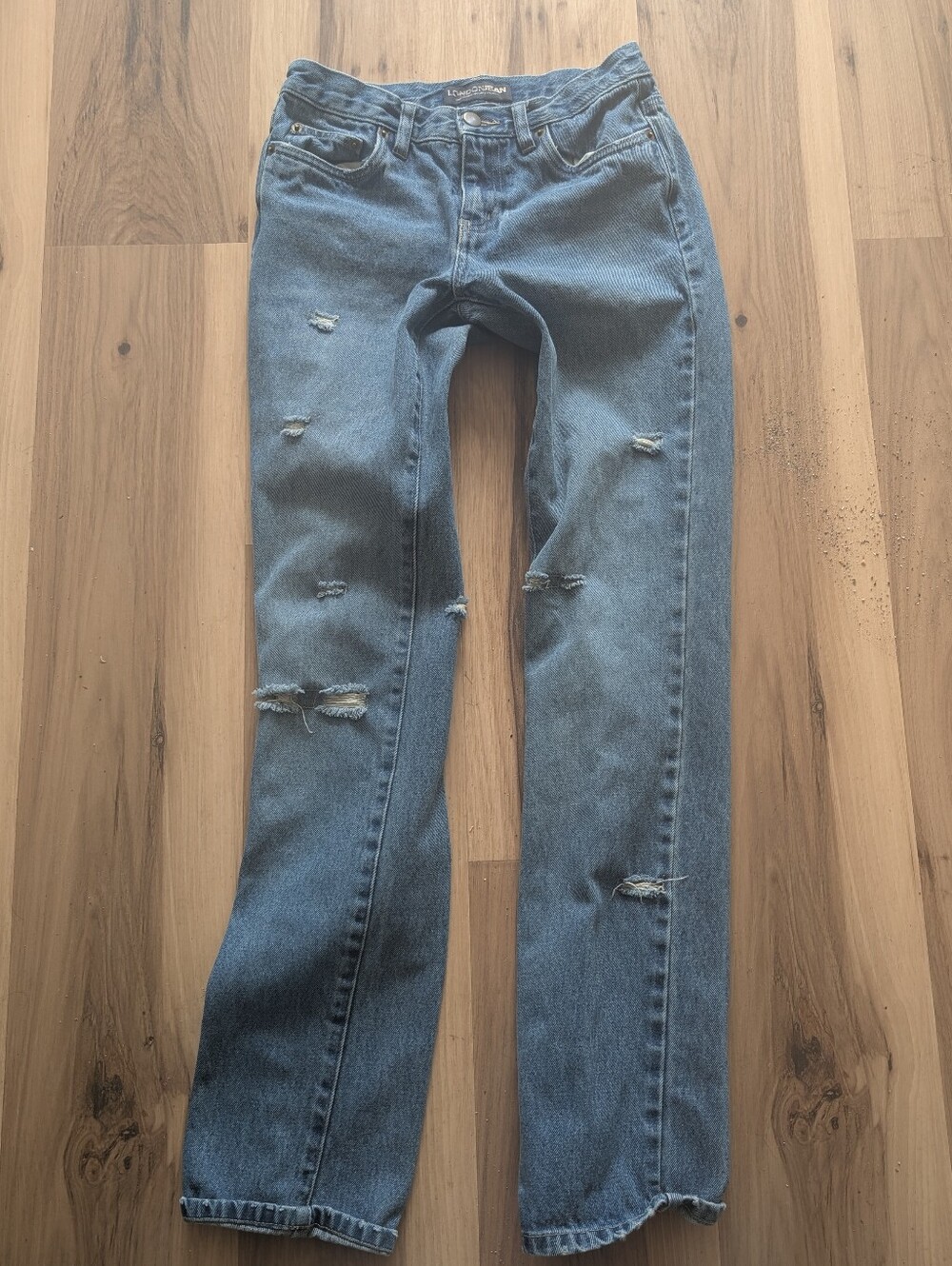 Victoria's Secret London Blue Jeans Size 0, Straight leg with 31" L. EUC!